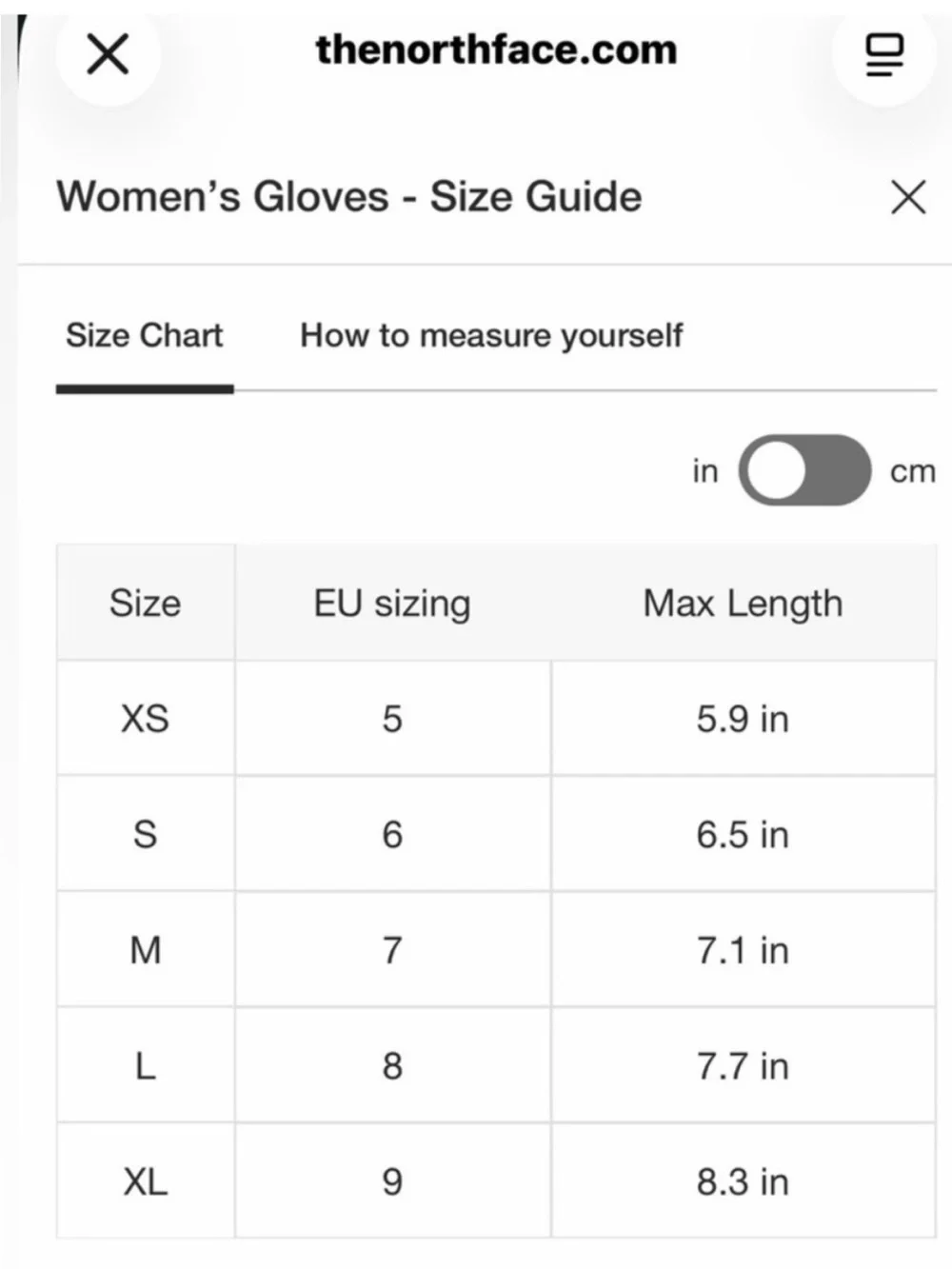 The North Face gloves have updated